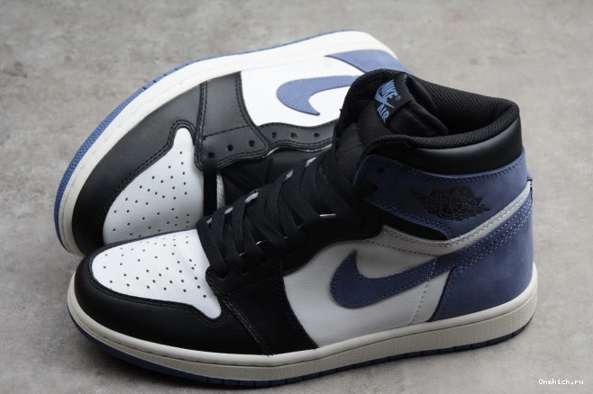 One Kick OG High Jordan Retro Blue 555088-115 Moon 1 Air 0711